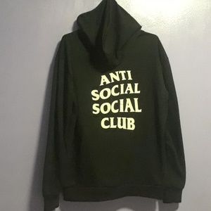 Anti social club hoodie